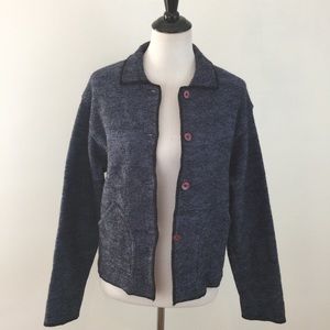 Parsley & Sage Wool Cardigan Jacket Button Front
